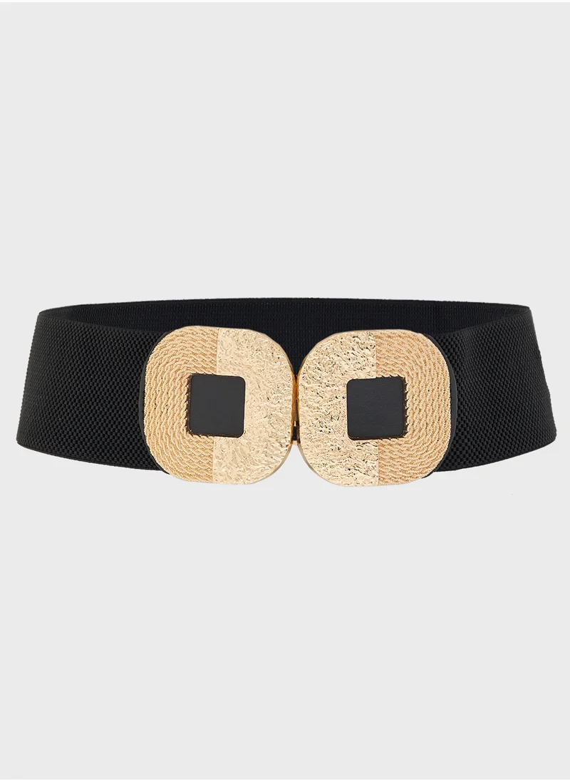 Ginger Gold Detal Wide Belt