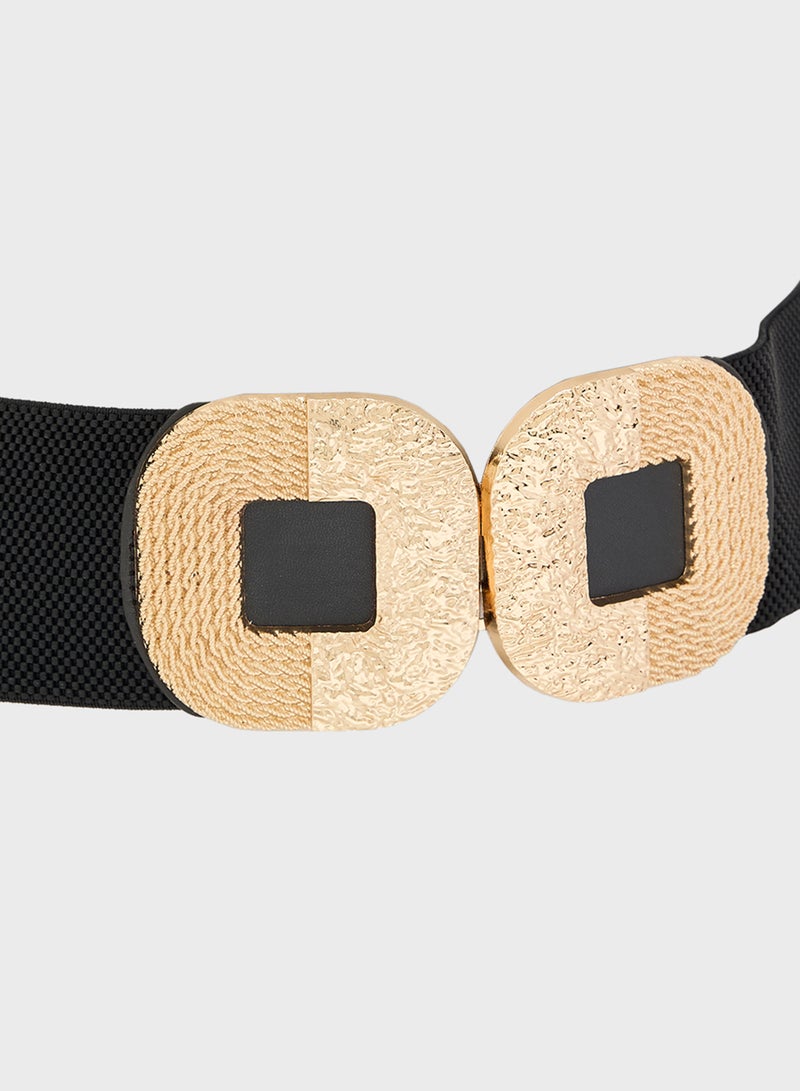 Ginger Gold Detal Wide Belt  - Image 2