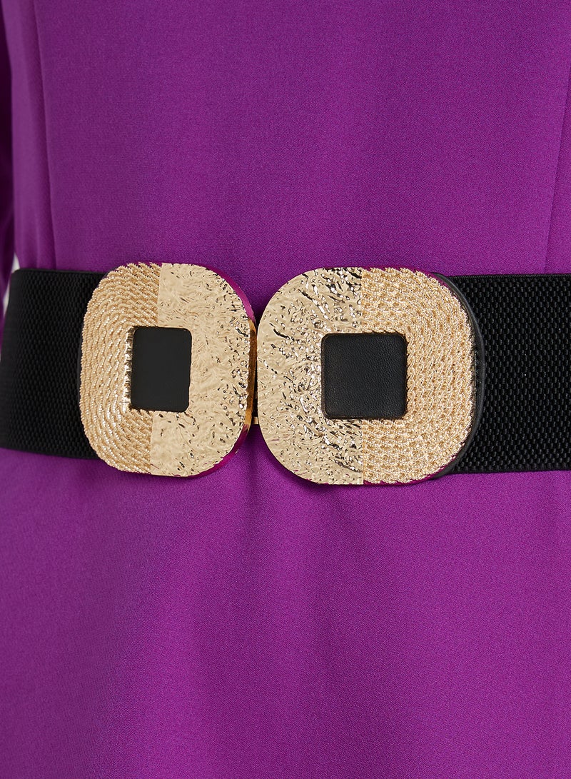 Ginger Gold Detal Wide Belt  - Image 4