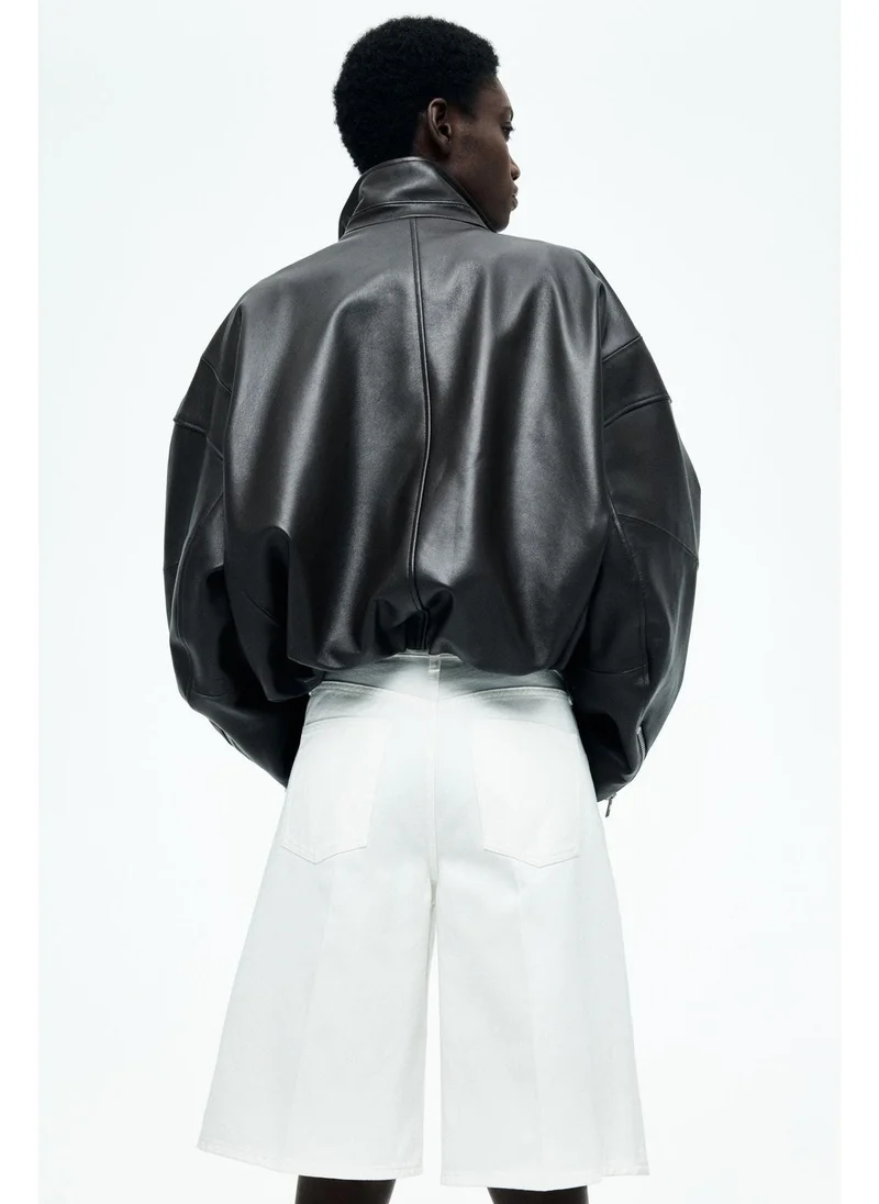 اتش اند ام Denim Bermuda shorts