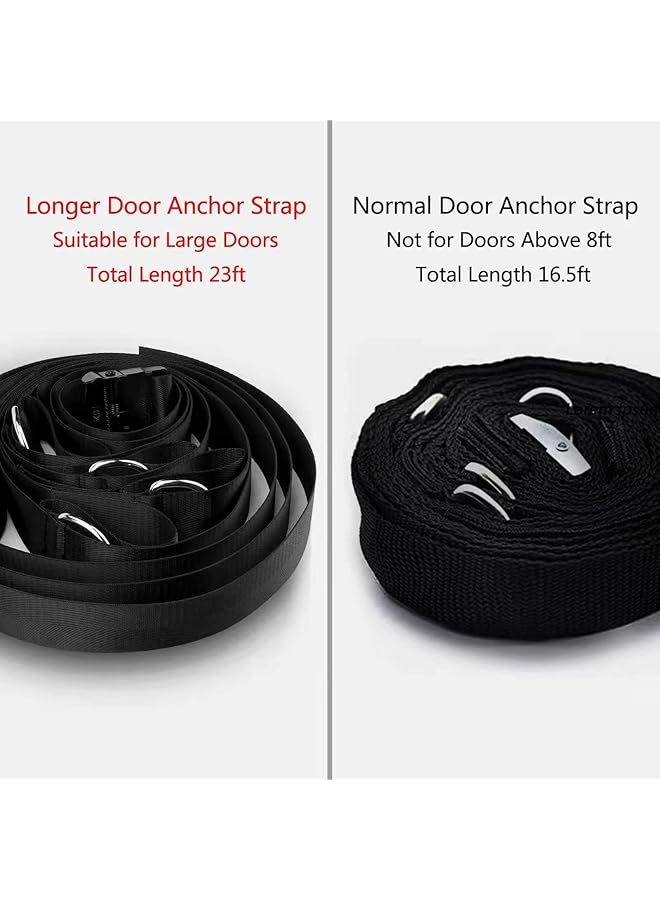 Excefore Door Anchor Strap for Resistance Bands Portable Workout Resistance Band Door Anchors Space Saving Easy Set Up Home Gym Secure Multi Point Anchor Gym for Home Fitness - Image 5