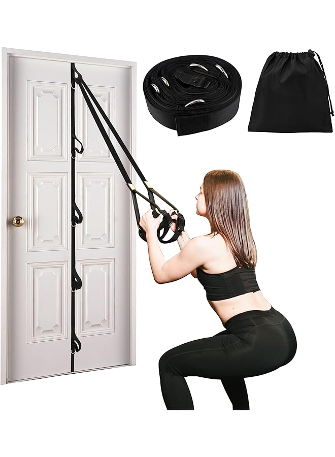Excefore Door Anchor Strap for Resistance Bands Portable Workout Resistance Band Door Anchors Space Saving Easy Set Up Home Gym Secure Multi Point Anchor Gym for Home Fitness - Image 1