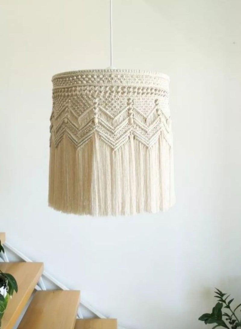 Lamp shade/ handmade macrame lamp shade/ boho style lamp hanging/ chandeliers
