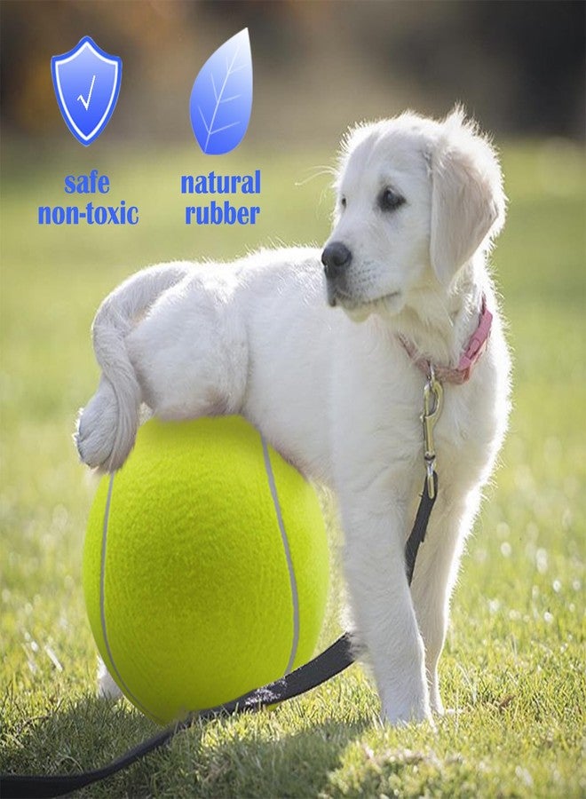 Banfeng Big Tennis Ball for Dogs, Giant Dog Tennis Ball Toy Large Outdoor Sports Gift for Small Medium Large Dog (Yellow, 9.5 inch) - Image 2
