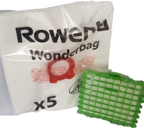 Rowenta Silence Force Hepa Filter + Wonderbag Dust Bag 