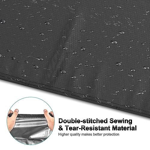 BROSYDA Central Large Air Conditioner Cover for Outside Units, Waterproof & Windproof Outdoor AC Units Cover Black (26"x26"x32" Inch) - Image 5