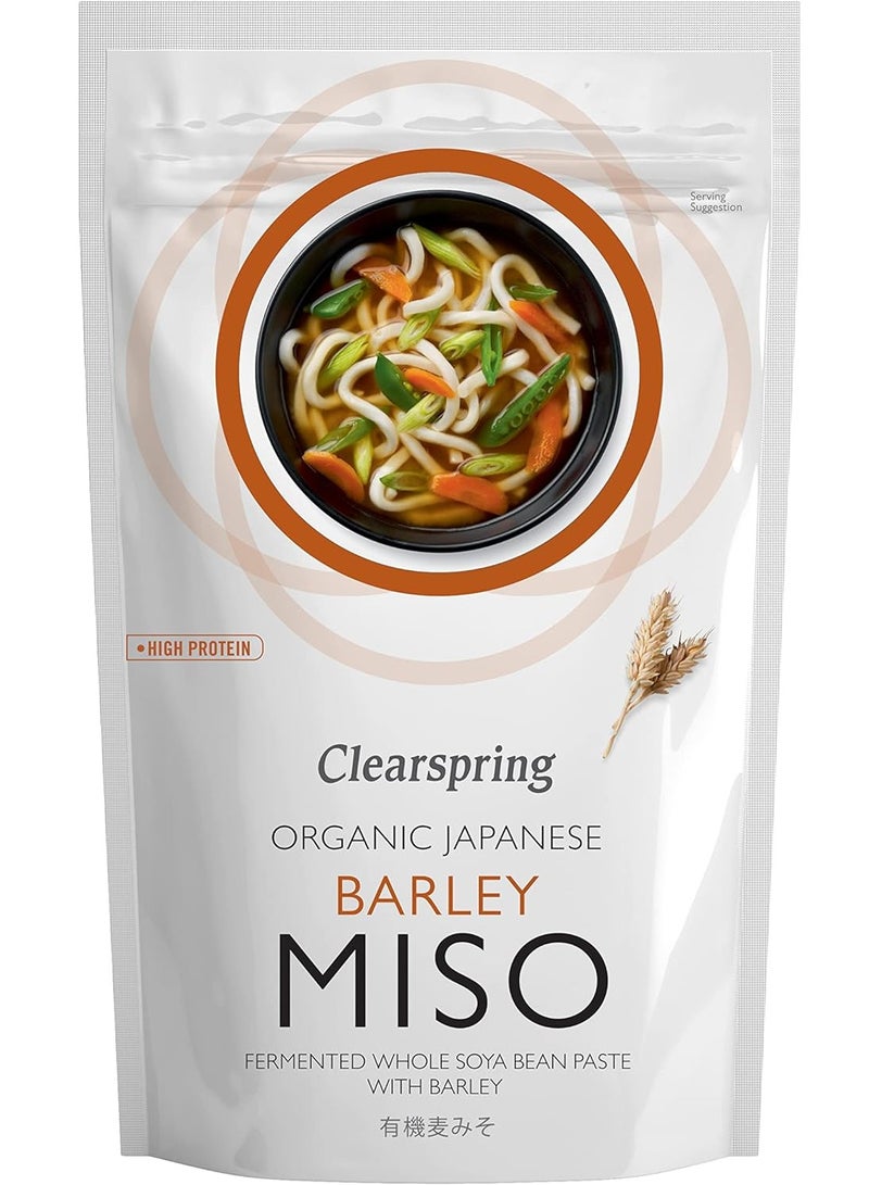Clearspring Organic Japanese Barley Miso Paste Pasteurised 300 G - Image 1