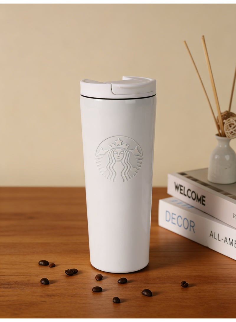 ستاربكس 304 الفولاذ المقاوم للصدأ قدرة كبيرة كأس المياه كأس العزل - Image 1