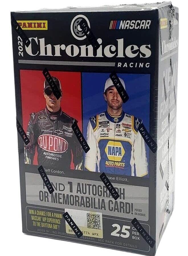 Panini NASCAR Panini 2022 Chronicles Racing Trading Card BLASTER Box [5 Packs, 1 Autograph OR Memorabilia Card] - Image 1