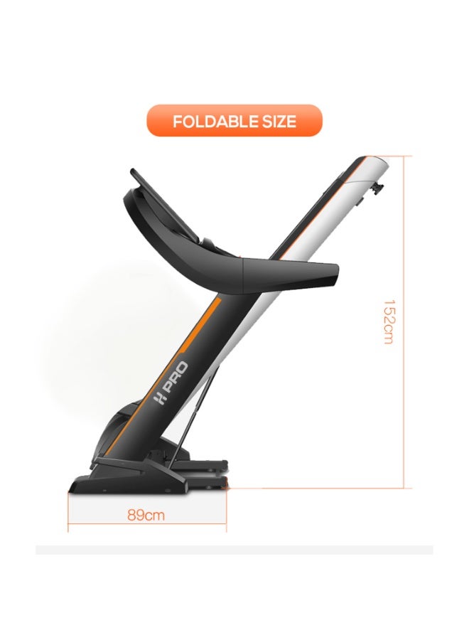 H Pro HM801 Folding Motorized Treadmill With 6.0 HP Peak AC Motor | 0.8–18 Kmh Speed| 140 Kg Capacity, 15 Level Power Incline and LED Display - Image 2