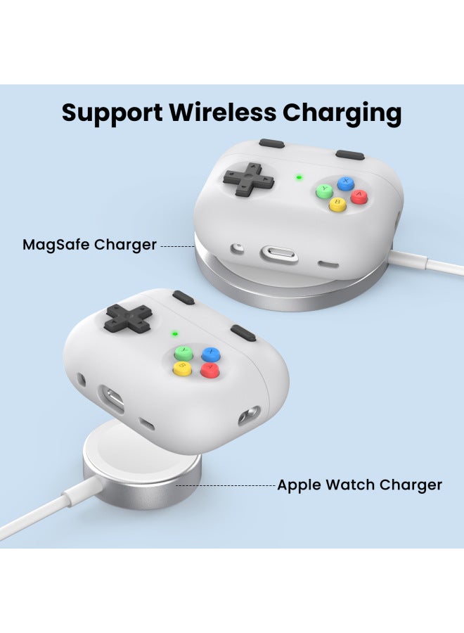 أهاستايل حالة حماية سماعات AirPods Pro 2 من السيليكون - غطاء سميك جدًا بتصميم كرتوني قابل للفصل ومخصص للحماية - Image 3