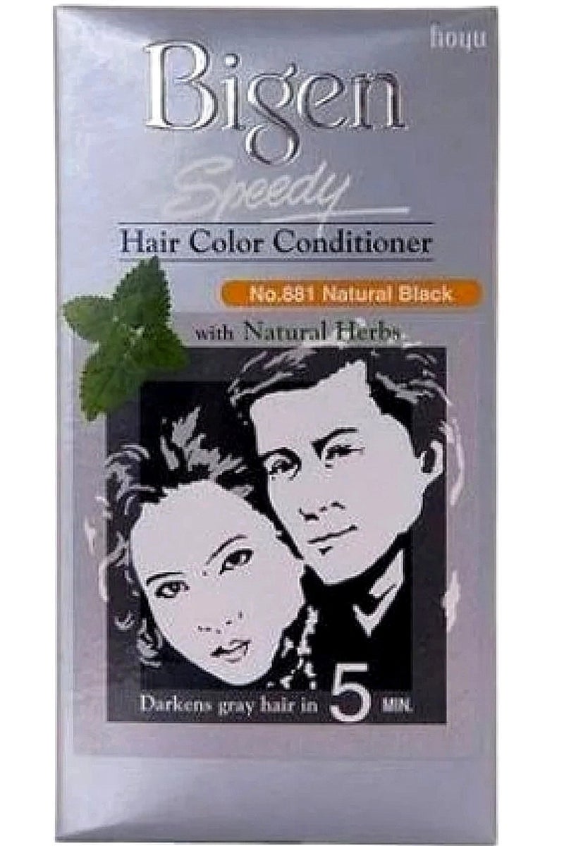 بايجن صبغة سريعة للشعر من الأعشاب الطبيعية أسود طبيعي No.881 80جرام