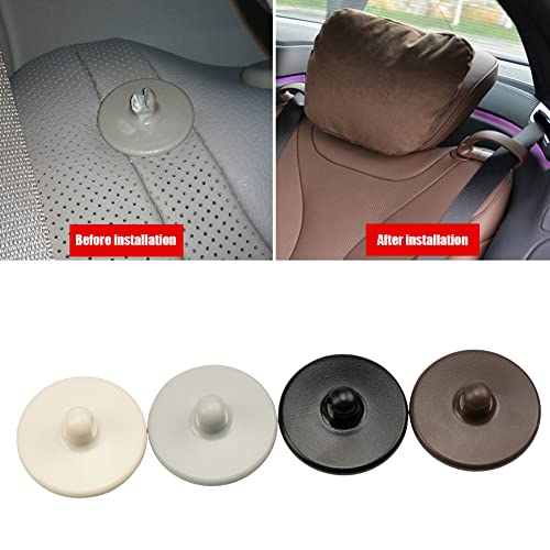 Cakievro Car Rear Seat Belt Guide Cable Fixing Tie Buckle for -Mercedes-Benz S-Class W222 2014-2019 Safe Belt Clip Auto Interior Parts (Beige) - Image 3