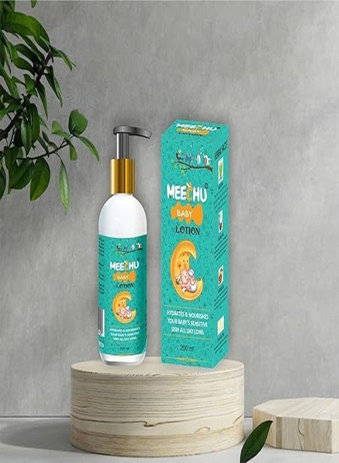 Meechu pH Balanced Sulfate-Free Gentle Moisturizing Daily Baby Lotion, 200ml, Pack of 1 – Nourishing, Gentle Formula for Soft and Hydrated Baby Skin. - Image 2