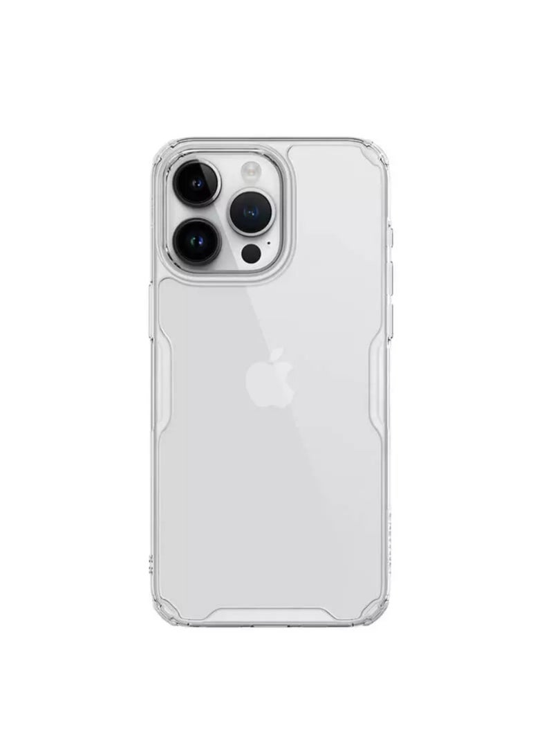Nillkin Nillkin High Quality Nature Fanric Pro Case For Apple iPhone 15 Pro Max Clear  - Image 1