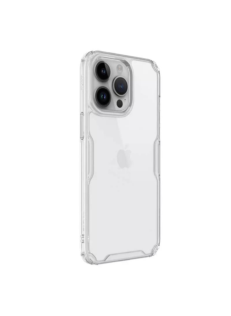 Nillkin Nillkin High Quality Nature Fanric Pro Case For Apple iPhone 15 Pro Max Clear  - Image 3