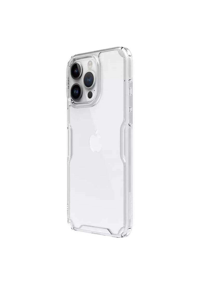 Nillkin Nillkin High Quality Nature Fanric Pro Case For Apple iPhone 15 Pro Max Clear  - Image 4