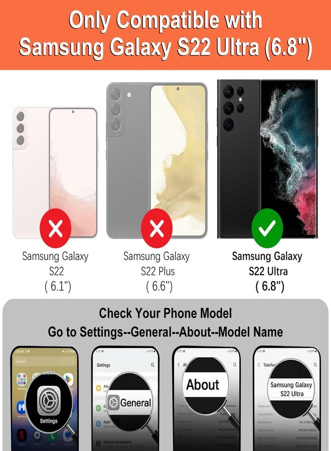 iCoverCase Compatible with Samsung Galaxy S22 Ultra Wallet Phone Case with Card Holder, Card Slots Kickstand RFID Blocking PU Leather Case for S22 Ultra (Gray Leopard) - Image 2