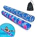 Brmoka Inflatable Swimming Pool Noodle 2 Pack Soft Fabric Quick Drying Covered Large Pool Floats Noodles Premium Buoyancy Swim PoolFloats with Portable Storage Bag for Pool Party ToyTropicalPlants - Image 3