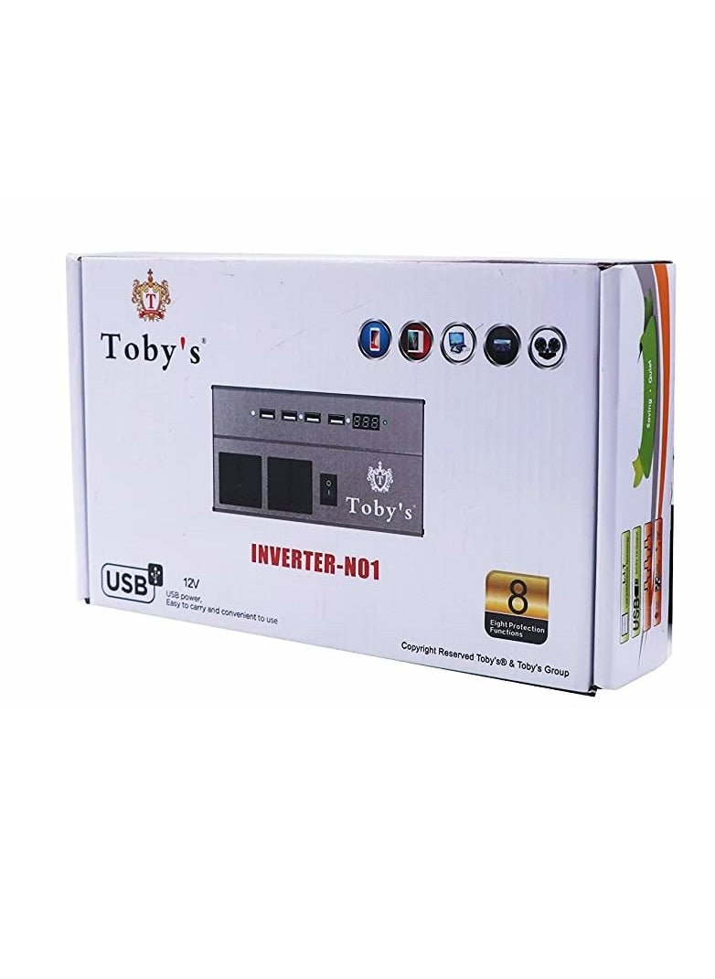 Toby's Power Inverter N01 DC 12V To AC 220V Auto Voltage Converter  - Image 5