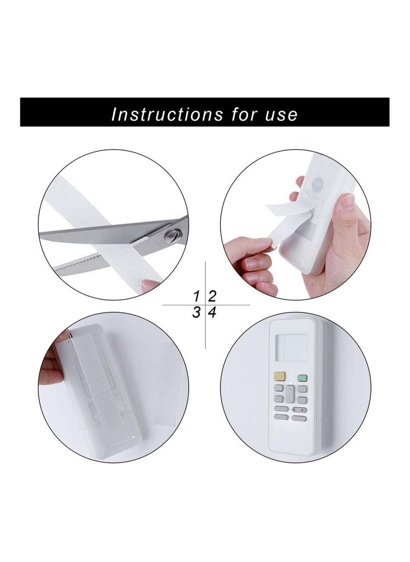 SYOSI - Hook and Loop Tape Velcro Tape Adhesive Strip Self Sticky Back Fastening Heavy Duty Reusable Double Sided 8M 2CM - Image 1