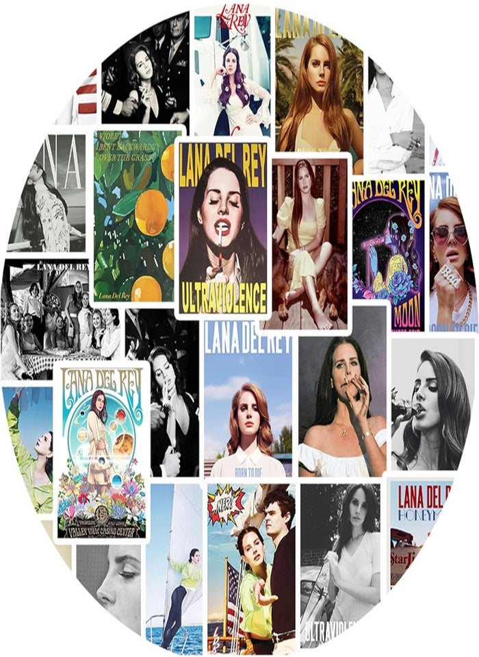 Generic Lana Del Rey 25 Stickers, Size 6x9 for Laptop Notebook Room Wall Décor  - Image 4