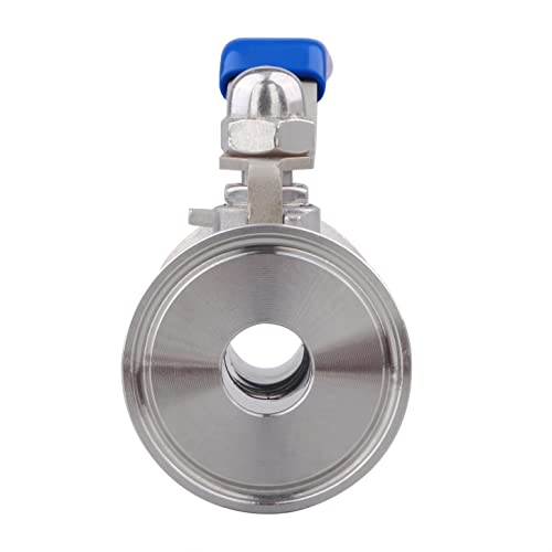DERNORD 15 TriClamp Ball Valve Stainless Steel 304PTFE Lined 34 inch Tube OD - Image 3