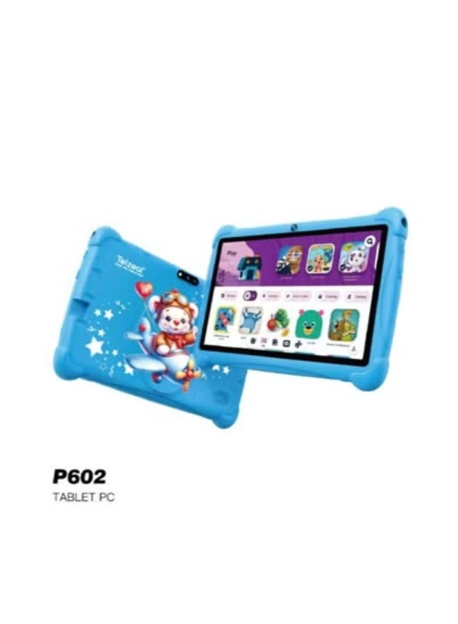 Telzeal P602 Android Tablet with 7-Inch HD Display – Compact Tablet with 4GB RAM, 128GB Storage, Dual Cameras & 3000mAh Battery – Wi-Fi Connectivity – Lightweight Blue Tablet for Kids, Learning, Travel & Daily Entertainment – User-Friendly Android Device for All Ages - Image 2