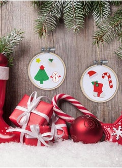 KASTWAVE Embroidery Hoops Frame Set Bamboo Wooden Embroidery Hoop Rings for DIY Cross Stitch Needle Craft Tool (Size : 10cm)  - Image 4