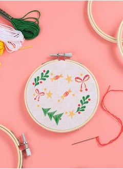 KASTWAVE Embroidery Hoops Frame Set Bamboo Wooden Embroidery Hoop Rings for DIY Cross Stitch Needle Craft Tool (Size : 10cm)  - Image 3