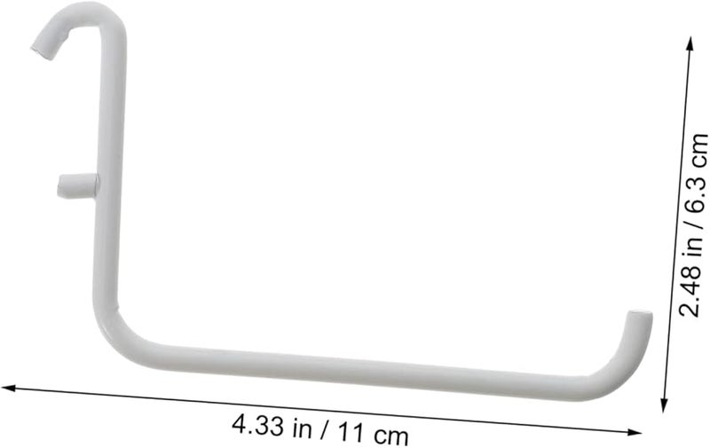 خطافات لوح التثبيت 10 قطع، علاقات أدوات للتخزين في مرآب أو ورشة، عرض سهل التركيب منظّم - Image 4