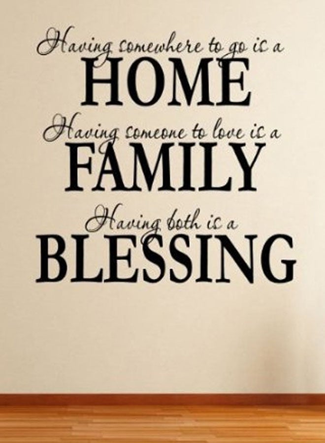 NIBEMINENT Proverbs Poem Waterproof Wall Stickers Multicolour 55.5x57cm - Image 2