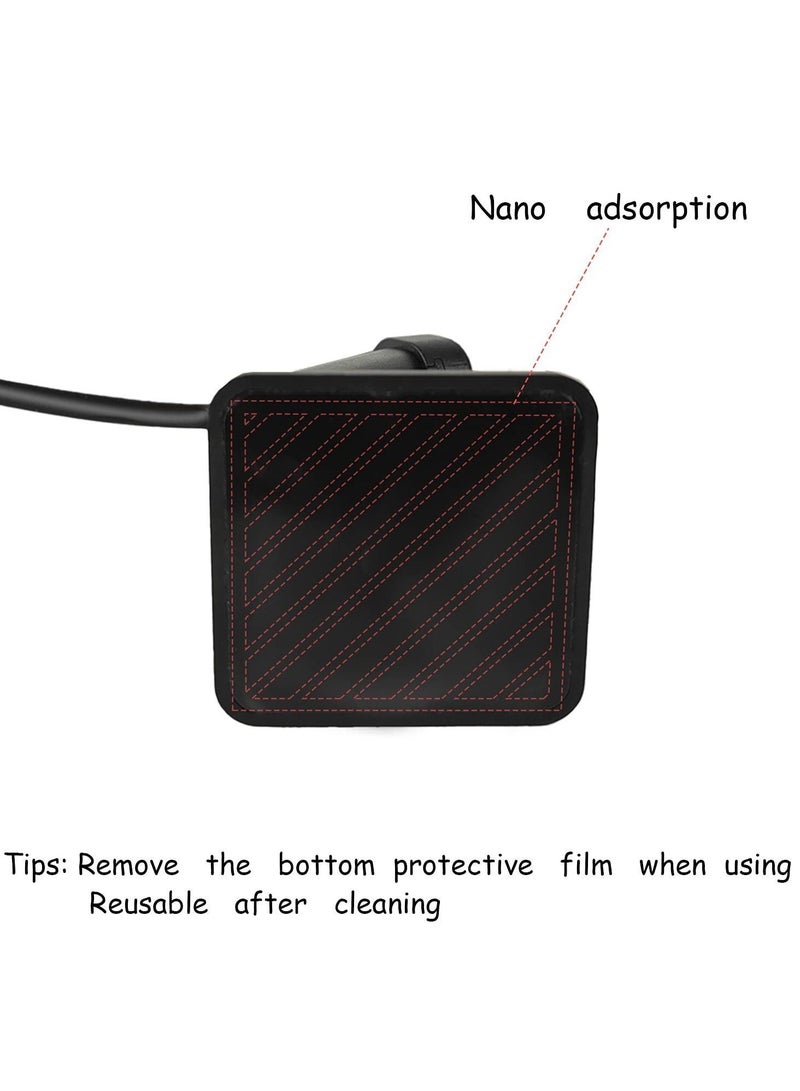 Y&D Charging Stand for Xiaomi Mi Band 5/ 6 with USB Cable Original Replacement Magnetic Dock 5 Smart Watch (Black) - Image 4