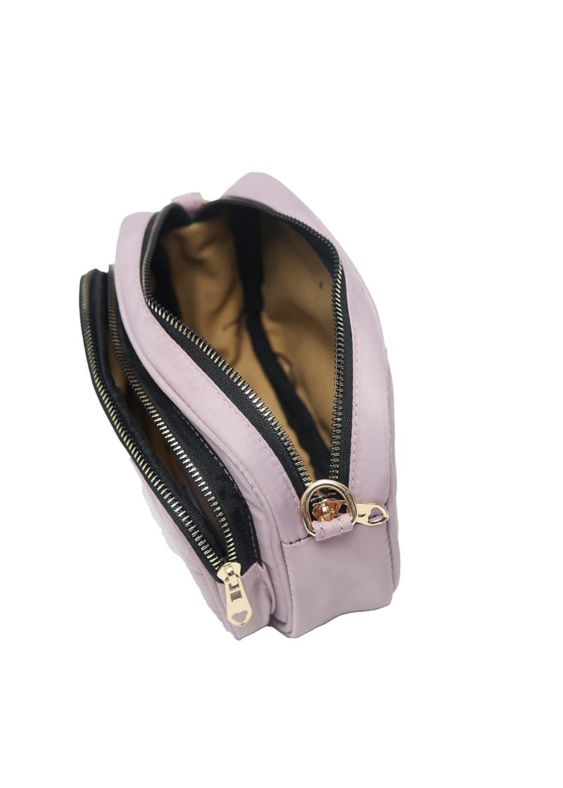 Donicy Women's Stylish Parachute Camera Design Sling Bag, Beige - Image 4