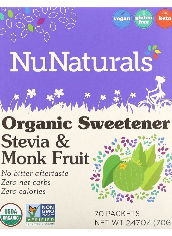 Organic Sweetener Stevia and Monk Fruit 70 Packets 2.47 oz (70 g) - pzsku/Z9937FDA5166790DACC5BZ/45/_/1740571627/591f4036-bea9-474c-bac0-108b7bf1db3c