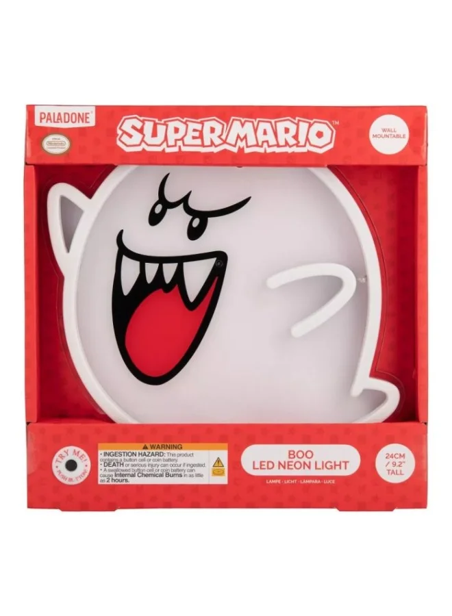 Paladone  Paladone Super Mario: Boo Wall-Mountable LED Neon Light  | Best Price UAE