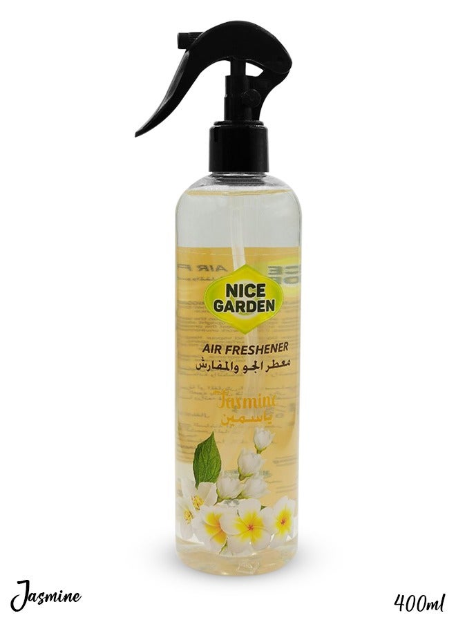 Jasmine Air Freshener Spray For Car Office And Home - 400ml, Long-Lasting Fragrance - 400ml - Image 1