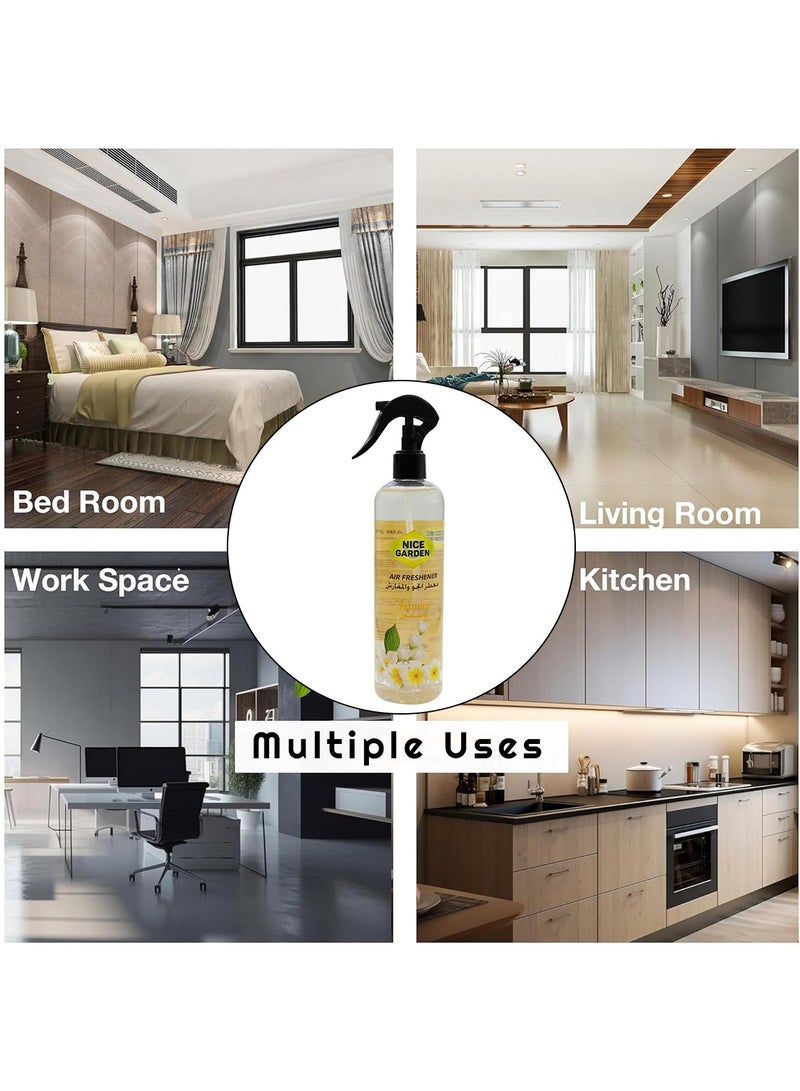 Jasmine Air Freshener Spray For Car Office And Home - 400ml, Long-Lasting Fragrance - 400ml - Image 4