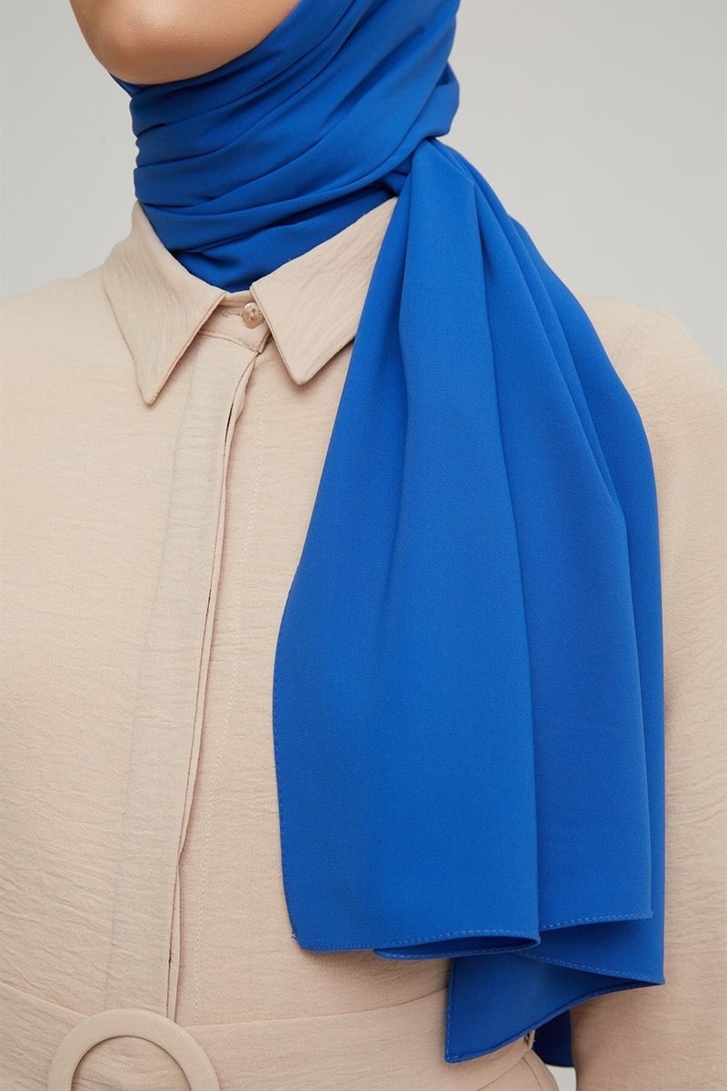 Armine Trend Medina Silk Shawl 70X200 - Blue  - Image 2