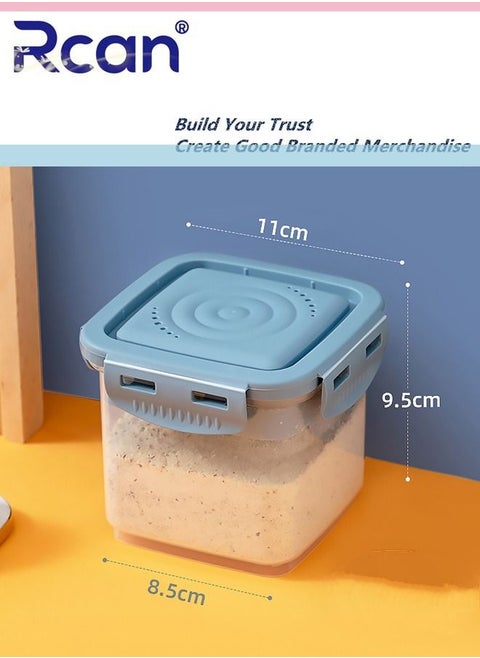 Baby Formula Milk Powder Container Portable Rice Flour Storage Box with Spoon Dispenser Moisture Proof Sealed Jar BPA-Free 600ML