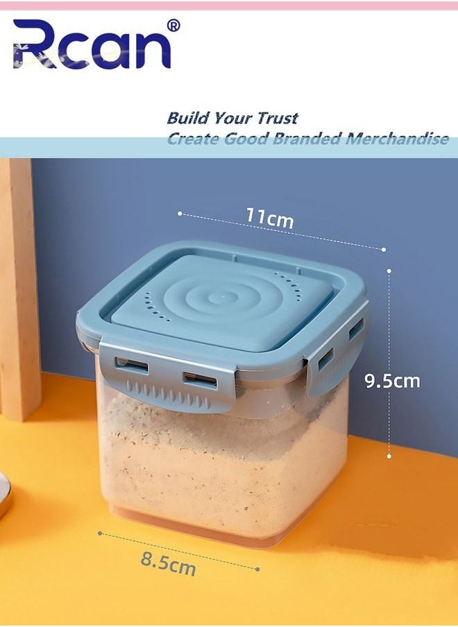Baby Formula Milk Powder Container Portable Rice Flour Storage Box with Spoon Dispenser Moisture Proof Sealed Jar BPA-Free 600ML