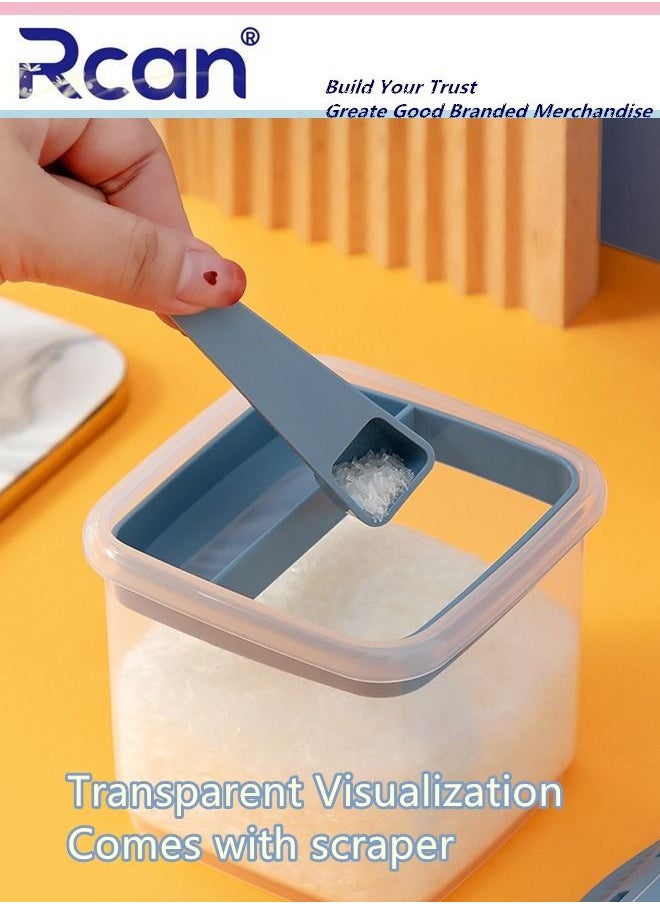 Baby Formula Milk Powder Container Portable Rice Flour Storage Box with Spoon Dispenser Moisture Proof Sealed Jar BPA-Free 600ML
