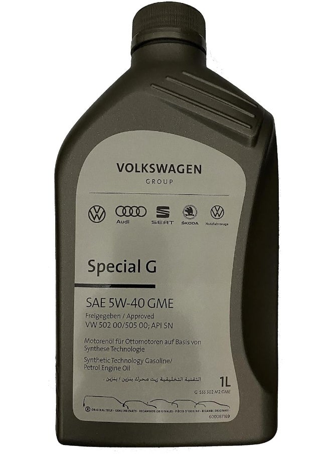 Volkswagen Volkswagen Group Special G SAE 5W-40 GME Synthetic Technology Engine Oil  - Image 1