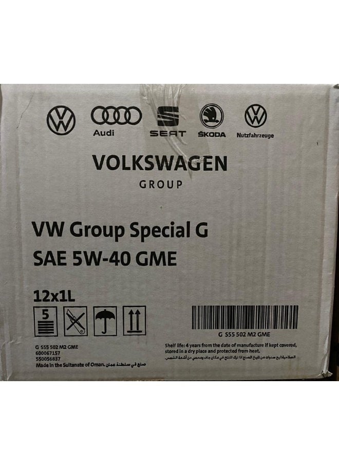 Volkswagen Volkswagen Group Special G SAE 5W-40 GME Synthetic Technology Engine Oil  - Image 4