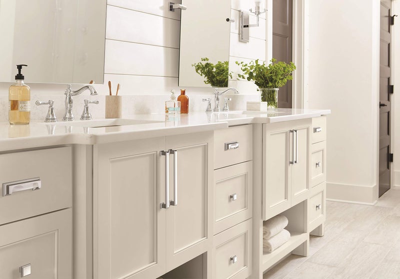 Amerock | Cabinet Pull | Polished Chrome | 7-9/16 Inch (192 Mm) Center-To-Center | Appoint | 1 Pack | Drawer Pull | Cabinet Handle | Cabinet Hardware - Image 2