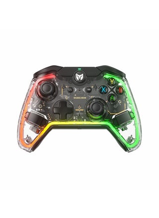 وحدات تحكم الألعاب السلكية BIGBIG WON Rainbow Lite للكمبيوتر الشخصي RGB Light، أزرار مخصصة، ماكرو، توربو، وحدة تحكم الكمبيوتر الشخصي، وحدة تحكم مزدوجة للصدمات للتبديل/Win10&amp;11 لجهاز PS4 عبر وحدة تحكم ألعاب R90 PC - pzsku/Z993838B6DAA22A5BD86EZ/45/_/1700067749/2553b3b7-ebe3-41e8-bfb3-184ad784a1b0