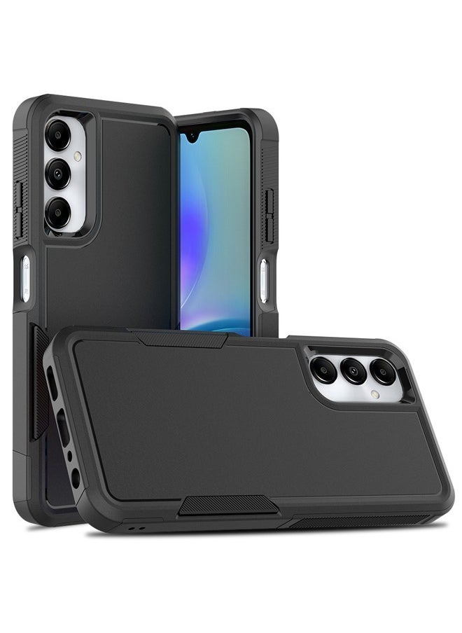 RUGGED SHIELD Samsung Galaxy A15 Case, Dual Layer Protective Heavy Duty Cell Phone Cover, Super Shockproof Drop Proof Protection Case Cover for Samsung Galaxy A15 5G 2023, Black  - Image 1