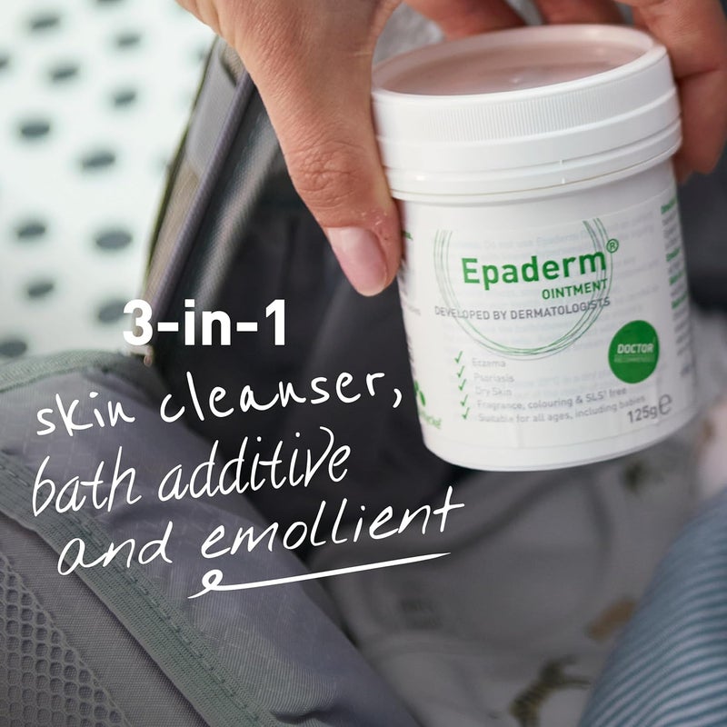 Epaderm Ointment 125g - Dermatologist Developed Skin Moisturizer for Eczema, Psoriasis, and Dry Skin - Image 4