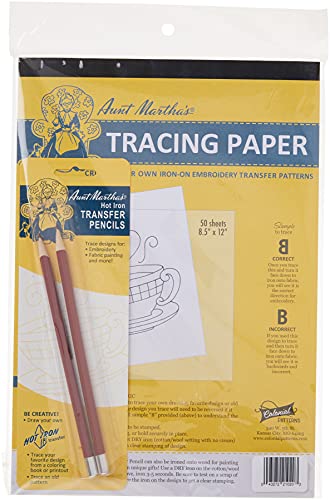 Aunt Martha's Create Your Own Iron-On Pattern Kit,Yellow,8 inch x 11 inch - Image 1