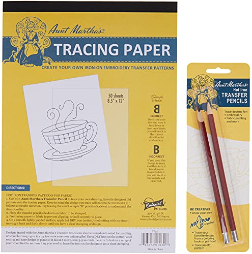 Aunt Martha's Create Your Own Iron-On Pattern Kit,Yellow,8 inch x 11 inch - Image 2